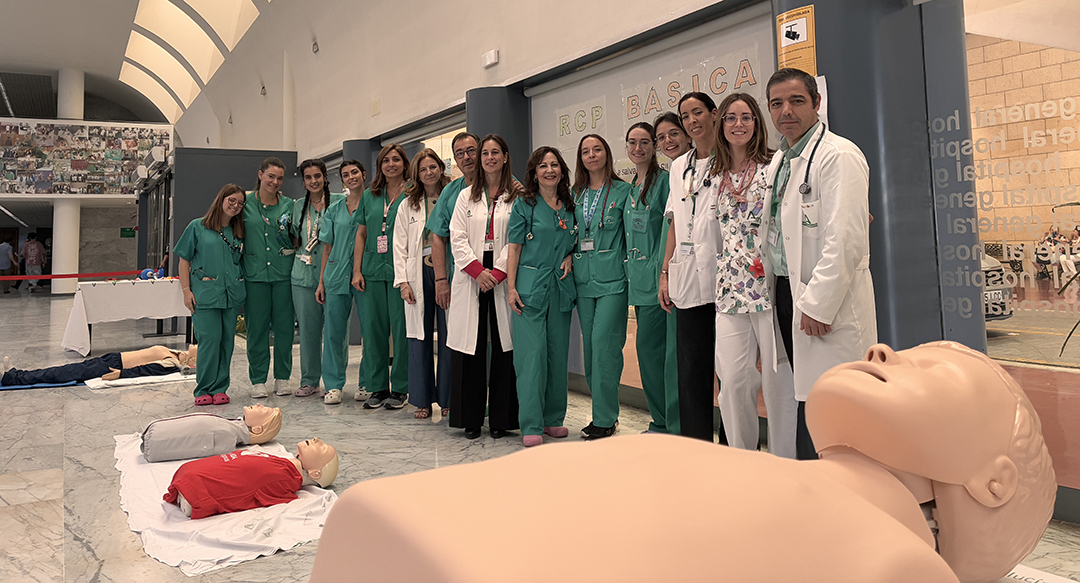 El Hospital Reina Sofía recuerda la importancia de saber realizar una RCP ante un paro cardíaco