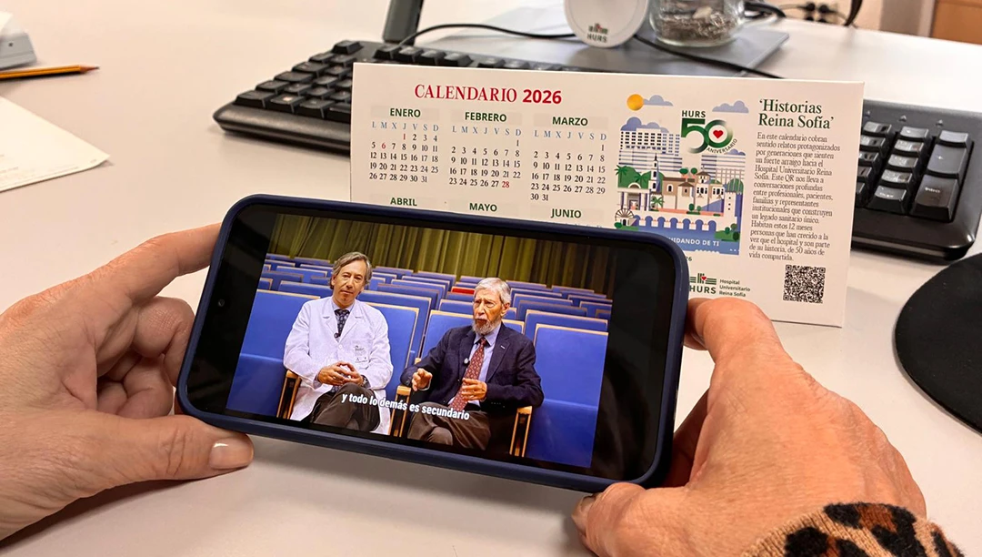 El calendario 2026 del Hospital Reina Sofía repasa cinco décadas de vida