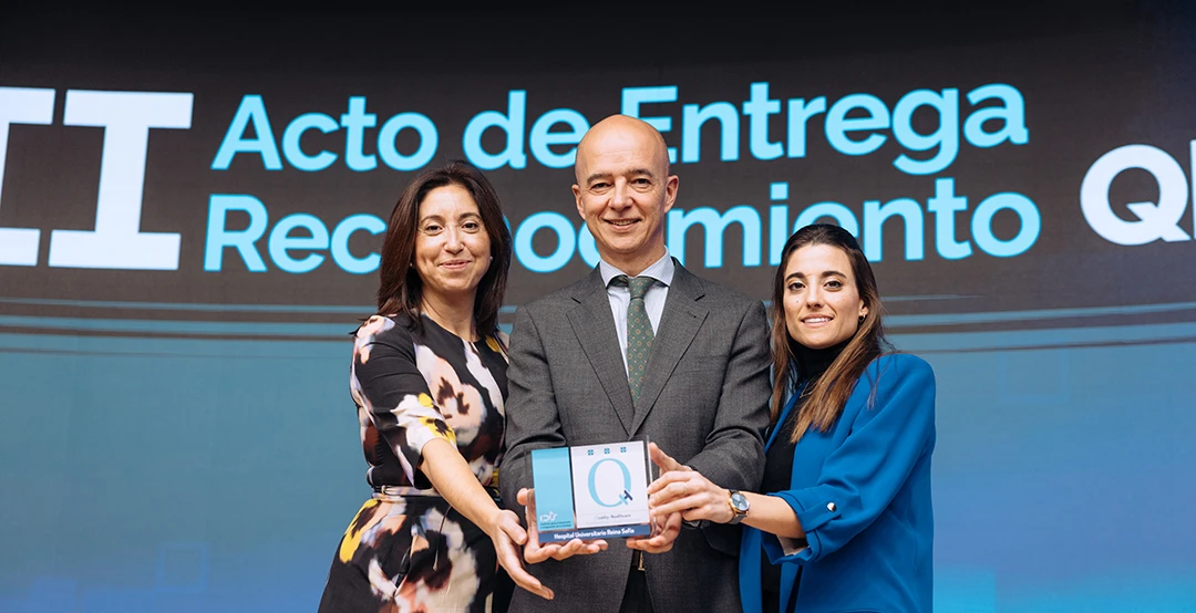 El Hospital Reina Sofía recibe el nivel QH+ 3 estrellas, una de las máximas distinciones en calidad asistencial