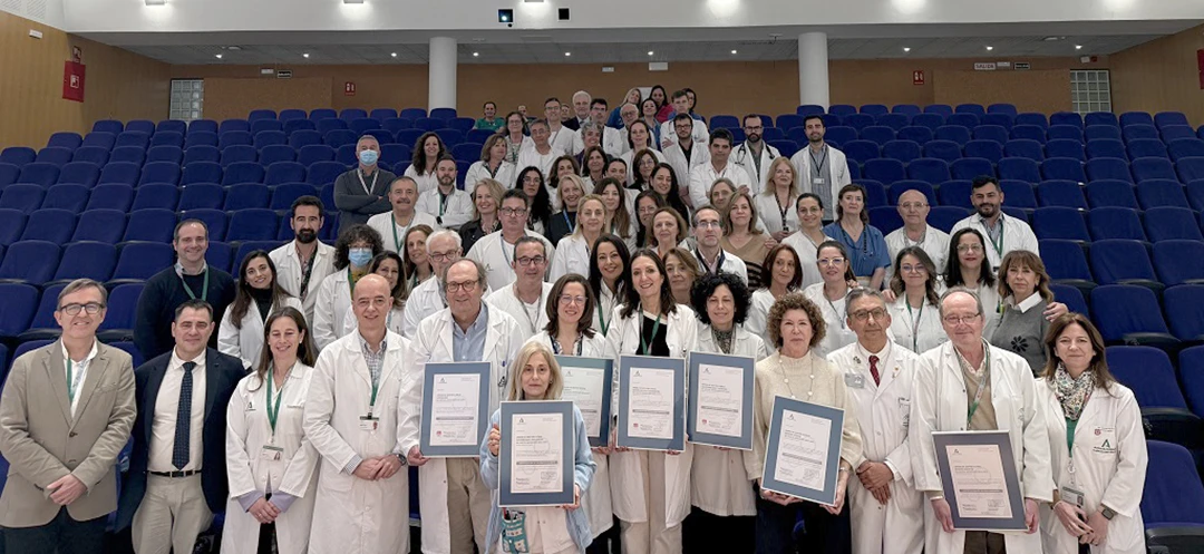 Siete unidades del Hospital Universitario Reina Sofía obtienen la certificación de calidad