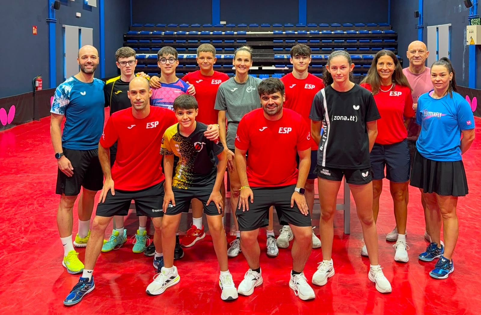 Priego de Córdoba acoge la pretemporada de la selección española de tenis de mesa